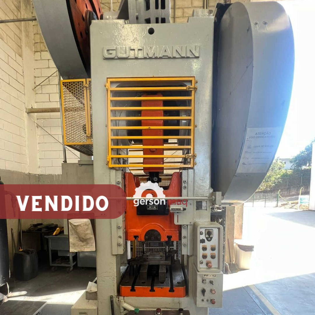 PRENSA EXCENTRICA FREIO FRICCAO GUTMANN 150 TON